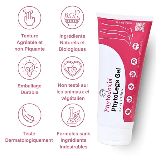 Gel jambes fatiguées circulation pour soulager la lourdeur et améliorer la circulation sanguine