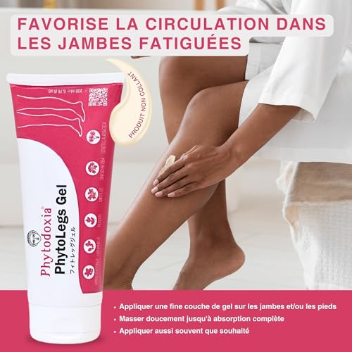 Gel jambes fatiguées circulation pour soulager la lourdeur et améliorer la circulation sanguine