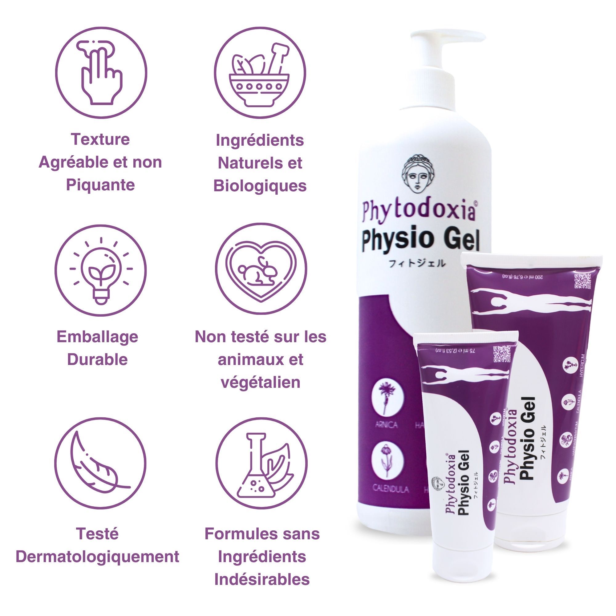 Gel massage thérapeutique pour soulager les muscles fatigués et les tensions articulaires