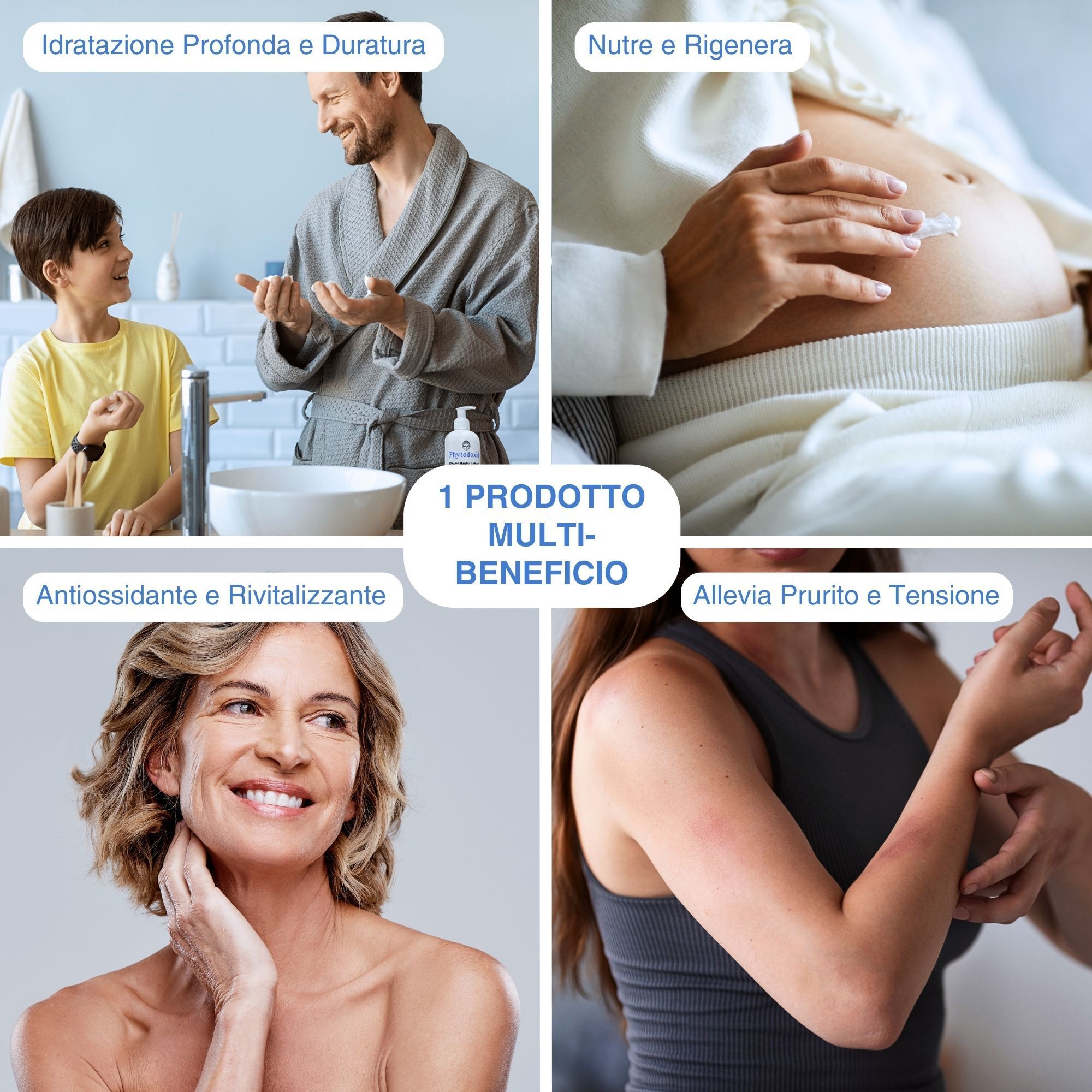 Lozione idratante per pelle secca e sensibile