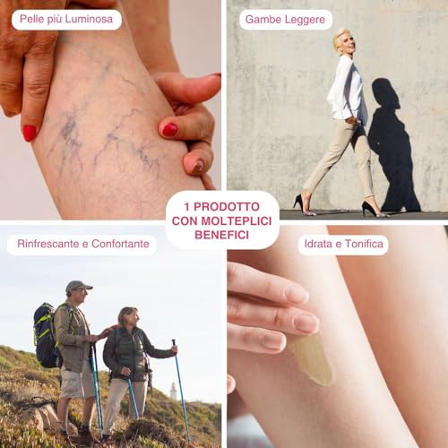 Gel gambe stanche circolazione per migliorare la circolazione e ridurre il gonfiore